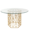 SAFAVIEH COUTURE SAFAVIEH COUTURE ALEXANDRA 54IN DINING TABLE