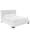 SAFAVIEH COUTURE SAFAVIEH COUTURE VIVALDI TUFTED LINEN BED