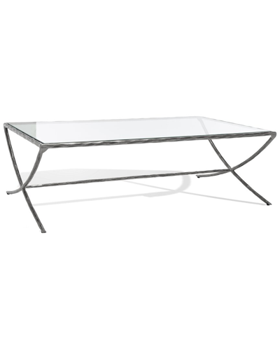 Safavieh Couture Debbie Rectangle Coffee Table In Transparent