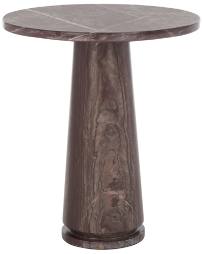 Safavieh Couture Valentia Tall Marble Accent Table