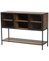 BAXTON STUDIO BAXTON STUDIO CARDEA MODERN INDUSTRIAL 2-DOOR SIDEBOARD