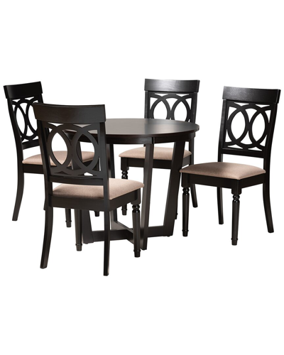 BAXTON STUDIO BAXTON STUDIO ESTELLE MODERN 5PC DINING SET