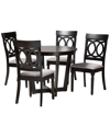 Baxton Studio Estelle Modern 5pc Dining Set