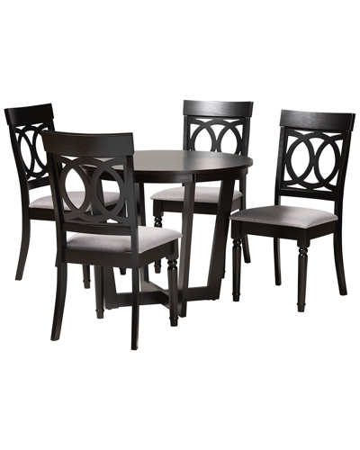 Baxton Studio Estelle Modern 5pc Dining Set
