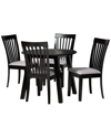 Baxton Studio Nina Modern 5pc Dining Set