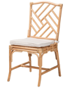 BAXTON STUDIO BAXTON STUDIO RIO MODERN BOHEMIAN RATTAN DINING CHAIR