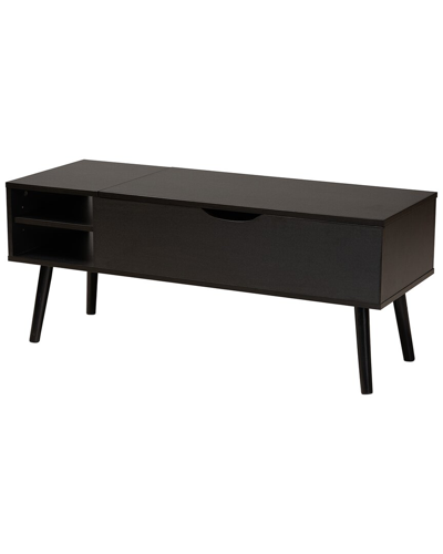 Baxton Studio Roden Modern Coffee Table With Lift-top Storage Compartment