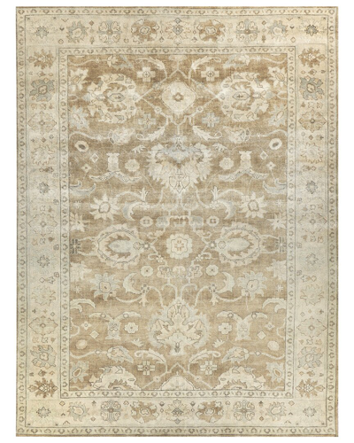 Exquisite Rugs Antique Weave Oushak New Zealand Wool Area Rug In Grey