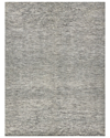 Exquisite Rugs Crescent New Zealand Wool Area Rug In Grey