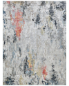 Exquisite Rugs Floor Art Bamboo Silk Area Rug In Silver