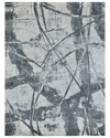 Exquisite Rugs Gianni Wool/bamboo Silk Area Rug In Grey