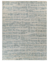 Exquisite Rugs Aldridge Hand-knotted New Zealand Wool & Bamboo Silk Area Rug In Blue