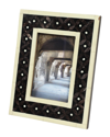 Peyton Lane Black Natural & Brown Resin Rectangular Picture Frame