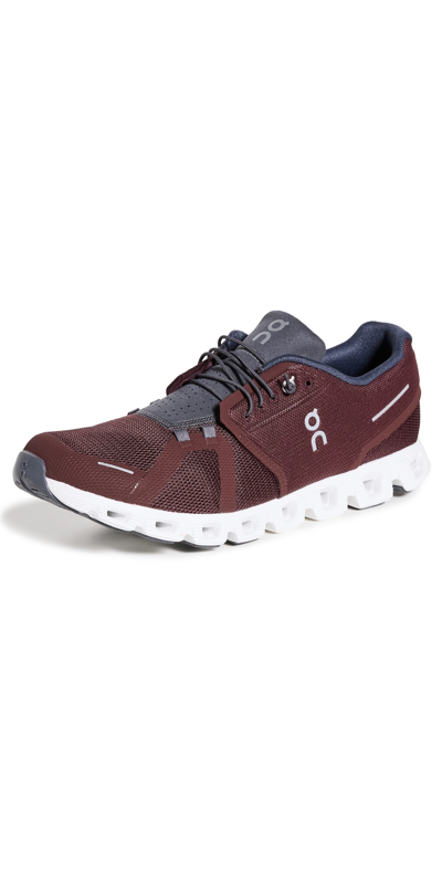 On Cloud 5 Trainers Men In Ruby Red