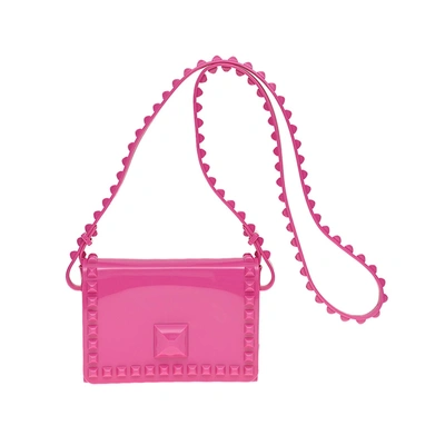 Carmen Sol Mini Graziella Flap Crossbody In Fuchsia