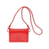 Carmen Sol Mini Graziella Flap Crossbody In Red