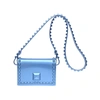 Carmen Sol Mini Graziella Flap Crossbody In Baby Blue