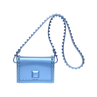 Carmen Sol Mini Graziella Flap Crossbody In Baby Blue