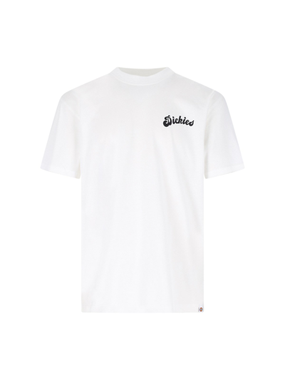 Dickies Dighton Cotton Crew-neck T-shirt In White