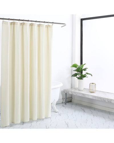 Wellbeing By Sunham Waffle Weave Shower Curtain