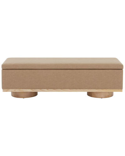 Safavieh Couture Vianna Boucle Bench In White