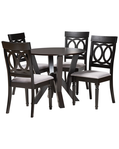 Baxton Studio Angie Modern 5pc Dining Set