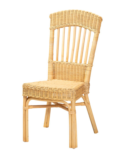 BAXTON STUDIO BAXTON STUDIO BARITO MODERN BOHEMIAN RATTAN DINING CHAIR