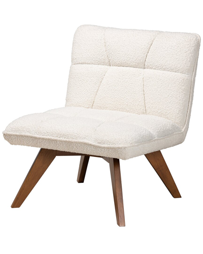 Baxton Studio Darielle Japandi Boucle Accent Chair