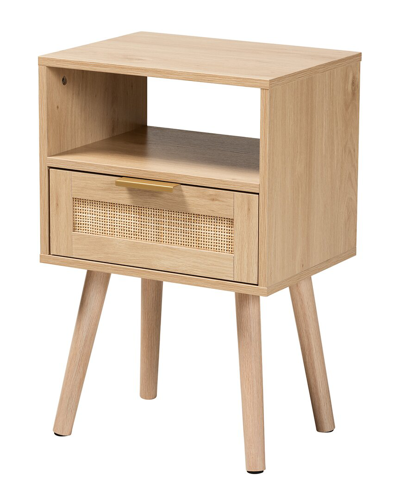 Baxton Studio Emmett Mid-century Modern 1-drawer End Table