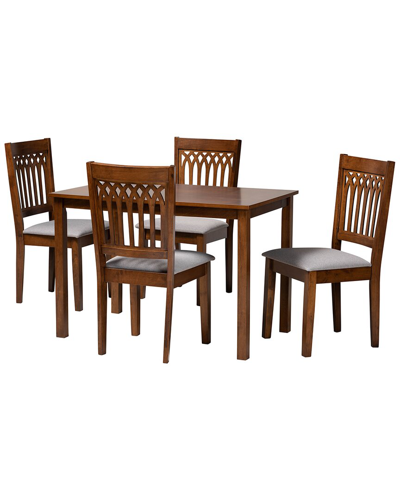 Baxton Studio Genesis Modern 5pc Dining Set