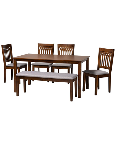 BAXTON STUDIO BAXTON STUDIO GENESIS MODERN 6PC DINING SET