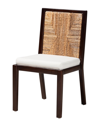 BAXTON STUDIO BAXTON STUDIO JOANA MODERN BOHEMIAN MAHOGANY DINING CHAIR