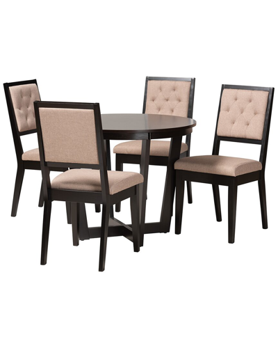 Baxton Studio Kala Modern 5pc Dining Set