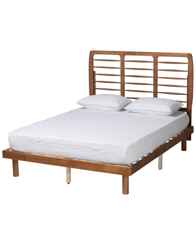 Baxton Studio Petra Mid-century Modern Platform Bed