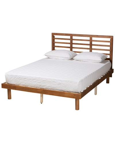 Baxton Studio Lucine Mid-century Modern Platform Bed