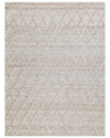 Exquisite Rugs Brentwood Wool/viscose Area Rug In Beige