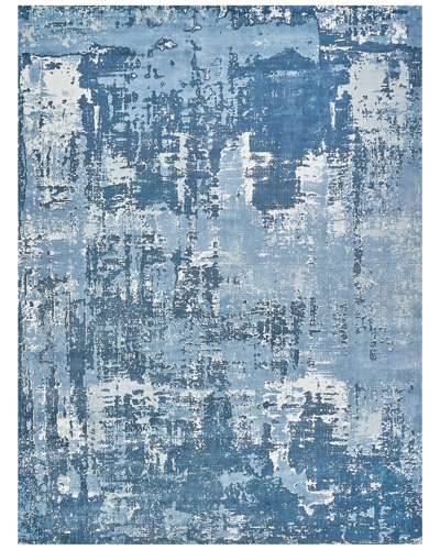 Exquisite Rugs Koda Bamboo Silk Area Rug In Blue