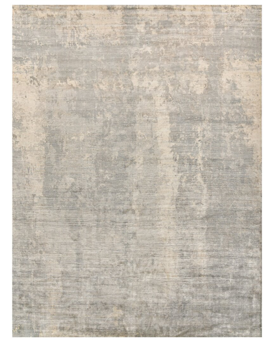Exquisite Rugs Koda Bamboo Silk Area Rug In Silver