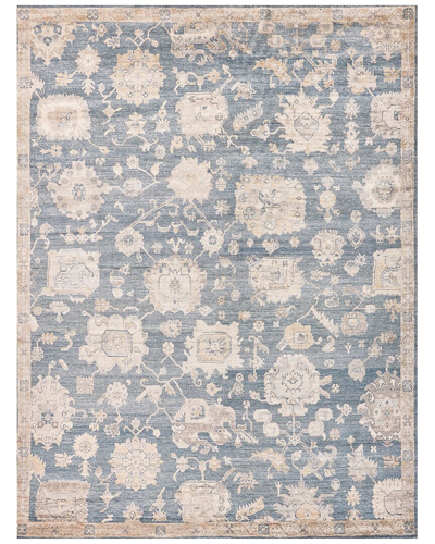 Exquisite Rugs Museum Bamboo Silk Area Rug In Blue