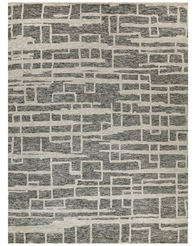 Exquisite Rugs Aldridge Wool/bamboo Silk Area Rug In Grey