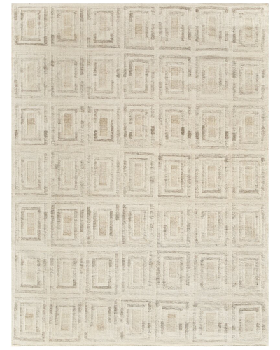 Exquisite Rugs Scandinavian New Zealand Wool Area Rug In Beige