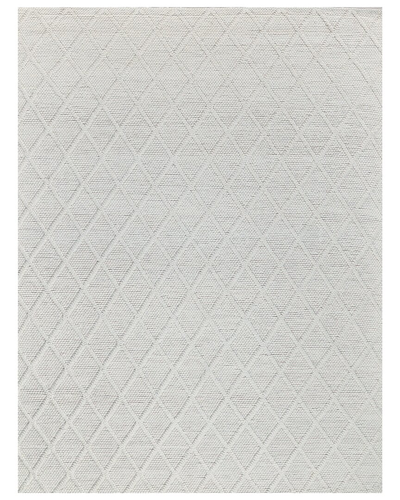 Exquisite Rugs Brentwood Wool/viscose Area Rug In White