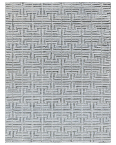 Exquisite Rugs Manzoni New Zealand Wool Area Rug In Silver