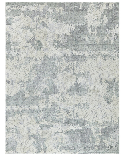 Exquisite Rugs Mineral Wool/bamboo Silk Area Rug In Green