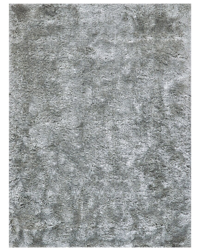 Exquisite Rugs Sumo Shag Polyester/microfiber Area Rug In Grey