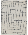 Exquisite Rugs Tahoe Wool Area Rug In White