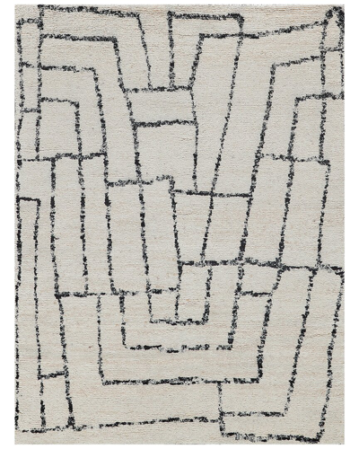 Exquisite Rugs Tahoe Wool Area Rug In White