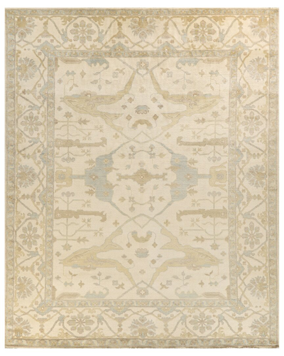 Exquisite Rugs Antique Weave Oushak New Zealand Wool Area Rug In Beige