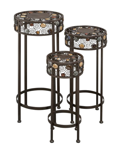 Peyton Lane Set Of 3 Plant Stands