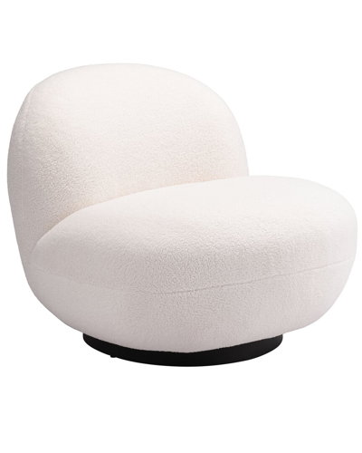 Zuo Modern Myanmar Accent Chair In White